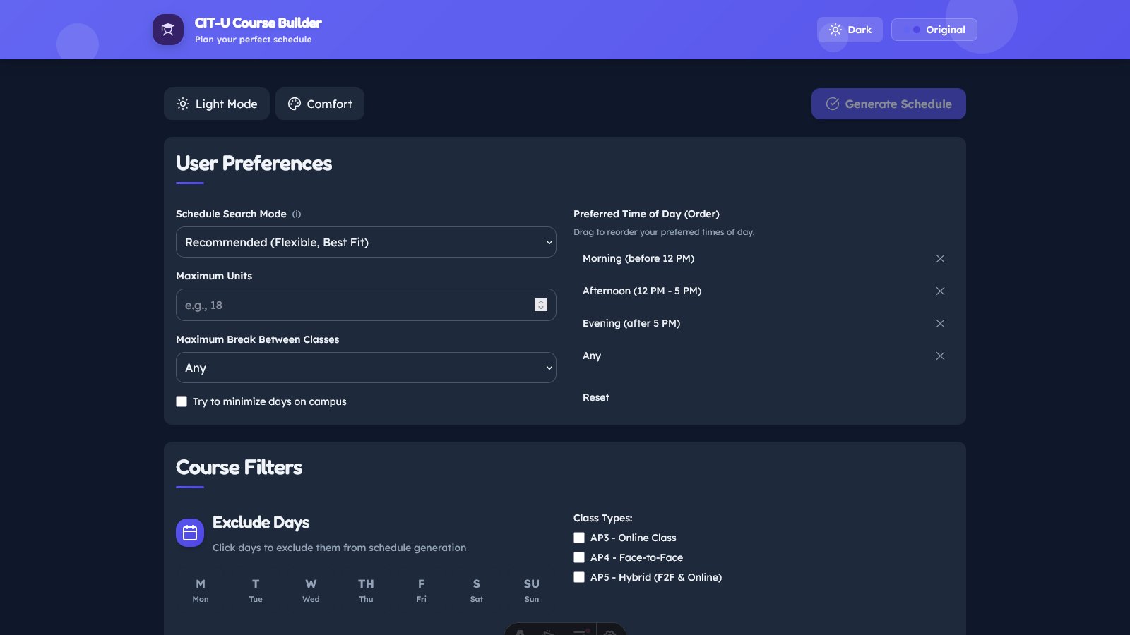 CITU Course Builder