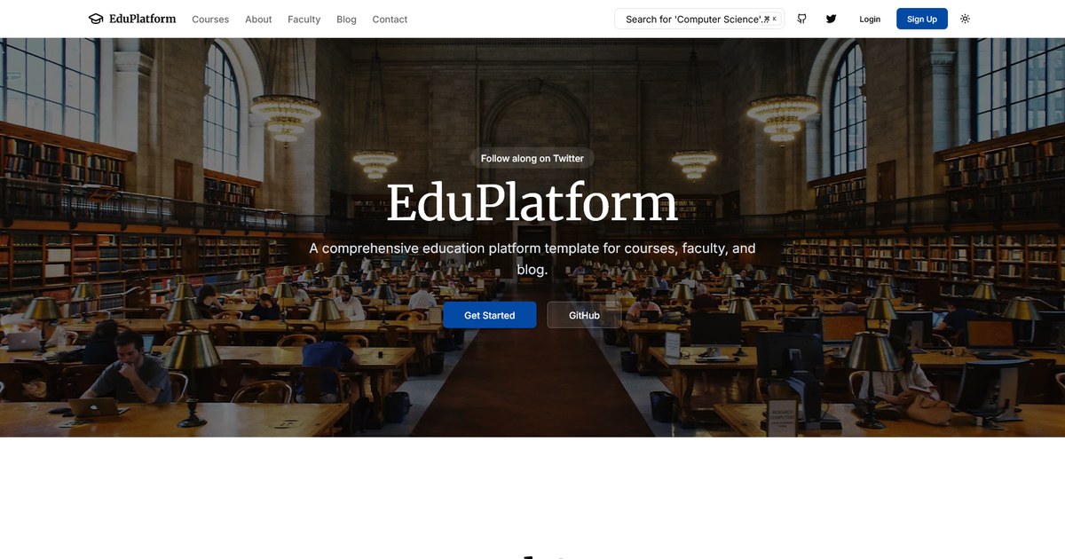 Education Website Template